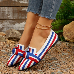 Zapatos Planos Casuales de Verano para Mujer, Talla Grande, con Punta en Pico, Estilo Slip-On, Transpirables, de Moda, Flexibles, Tipo Bailarina, para Oficina - Product Image 3