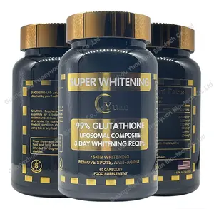 2024ホット販売99% Glutathion3日ホワイトニングLiposomal GlutathionPillsコラーゲンビタミンCスキンホワイトニングカプセル