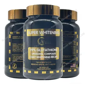 2024 Hot Sell 99% Glutathione 3 Days Whitening Liposomal Glutathione Pills Collagen Vitamin C Skin Whitening Capsules