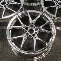 Jantes forgées concaves chromées de luxe 18 19 20 21 22 pouces compatibles avec BMW Audi SQ8 RS5 RS3 A8 RS6 Tesla Benz Cla Cls Amg