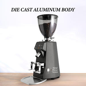 Hochleistungsfähige Elektrische 64mm Scheibenmahlwerk Kaffeemühle mit 100 Mahlgradeinstellungen Gewerbliche Kaffeemühle - Product Image 2