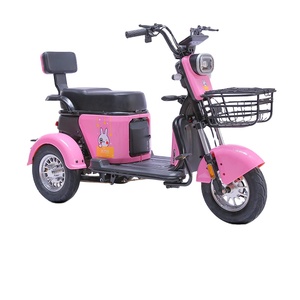 Nuevo <span class=keywords><strong>Triciclo</strong></span> Eléctrico Pequeño para Adultos, Scooter Familiar para Mujeres, Vehículo Eléctrico de Tres Ruedas para Niños y Ancianos - Product Image 4