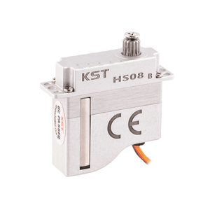 KST HS08-B 高圧デジタルアルミ合金ギアライトサーボ 6 Kg.cm 0.09秒 高性能ハイパワー <span class=keywords><strong>CE</strong></span>認証済み - Product Image 1