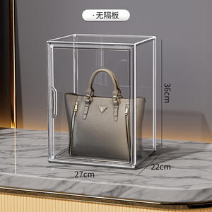 スニーカーボックス透明プラスチック積み重ね可能カスタマイズアクリル靴ボックス - Product Image 5