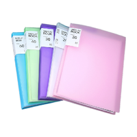 Protège-documents A4 transparents pour classeurs, 20/30/40/60/80/100 pages, pour banque, campus, bureau