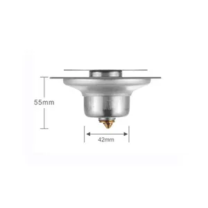 Phong cách hiện đại 4-inch vuông thép không gỉ sàn nhà vệ sinh bẫy vô hình pop-up vòi hoa sen xả cho nhà khách sạn phòng tắm nhà - Product Image 4