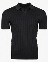 T-shirts en coton et soie tricotés à manches courtes pour hommes, noirs, anti-rides, anti-rétrécissement, respirants, pour l'été, nouvelle arrivée