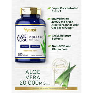 OEM/ODM ซอฟเจลว่านหางจระเข้แบบดั้งเดิม ปราศจากน้ำตาล สำหรับผู้ใหญ่ ช่วยลดน้ำหนัก ดีท็อกซ์ ลดคาร์โบไฮเดรต บำรุงระบบย่อยอาหาร ทำความสะอาดลำไส้ - Product Image 5