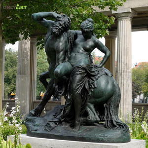 Statua di centaur greco nudo con statua di angelo alato per hotel e decorazioni d'arte - Product Image 6