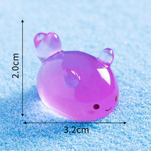Miniature décorative en résine pour aquarium : <span class=keywords><strong>tortue</strong></span>, lièvre de mer, animaux marins, veilleuse, accessoire de décoration DIY - Product Image 6