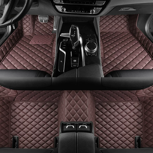 Alfombrillas de Coche de Cuero PU Premium Coolcars, Material Suave y Duradero, Antideslizantes, Impermeables, para Todas las Estaciones, Alfombras Personalizadas para Auto, <span class=keywords><strong>Precio</strong></span> Bajo - Product Image 3
