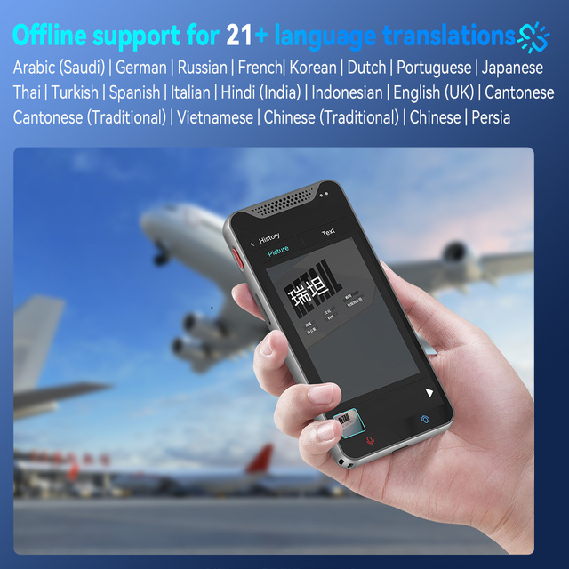 VORMOR A30 Lite Smart Offline 21 Languages Translator Touch Screen Voice Translation ODM OEM Language Translation Device