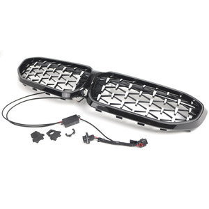 Bmw G20 Grille With Led Meteor Effect Glossy Black <b>Bumper</b> Installation 2018-2022 - Product Image 1