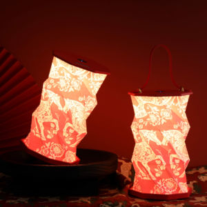 2026 Chinees Nieuwjaar Paardontwerp Opvouwbare Papieren Lamp Met Handvat Aanraakbediening En Dimbare Functies - Product Image 3