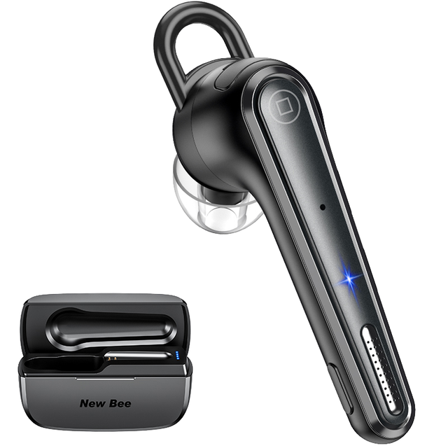 Custom Logo Qualcomm QCC5.0 up to 15 Hours High Capacity Business Earphone with Digital Display IPX-4 Waterproof APT-X Codecs