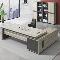 Ensemble de Mobilier de Bureau de Luxe pour PDG, Bureau Exécutif, Table de Travail de Direction, Bureau Escritorio De Oficina Schreibtisch pour Patron