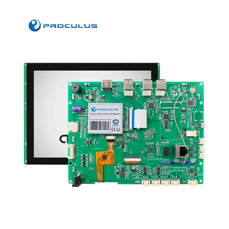 Proculus 8 Zoll Android RK3128 Flexibles industrielles LCD-Modul Bildschirm Lcd Digital Signage Kapazitiver Touchscreen 300 Nit