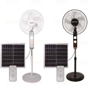 16 Inch Solar Stand <b>Fan</b> 3 High-Speed Large Capacity Lithium Battery Operated <b>Remote</b> <b>Control</b> Outdoor Household Rechargeable <b>Fan</b> J - Product Image 1