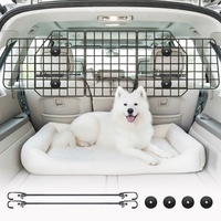 Barrière de coffre réglable en treillis métallique pour animaux de compagnie, fabriquée par un fabricant OEM, pour SUV