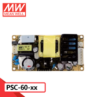 Alimentation à découpage Mean Well Série PSC-60 60W, sortie unique 13,8V/27,6V, boîtier en maille métallique