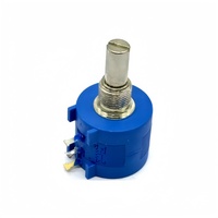 Potentiomètre de précision BOURNS 3590S-10K-10T 10K Ohm 10 tours avec kit de bouton, montage sur panneau, réglage de tension de calibrage 1