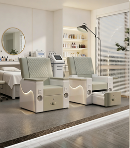 Cama de masaje eléctrica, silla de pedicura y manicura para salón de belleza, sillón de masaje de pies para salón de uñas, sofá de masaje de pies Y - Product Image 4