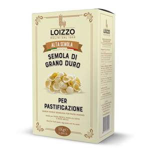 Semolina de Trigo Duro de Alta Calidad Hecha en Italia para Pasta en Bolsa al Vacío de 10 kg, Apta para Pasta Fresca y con Huevo - Product Image 1