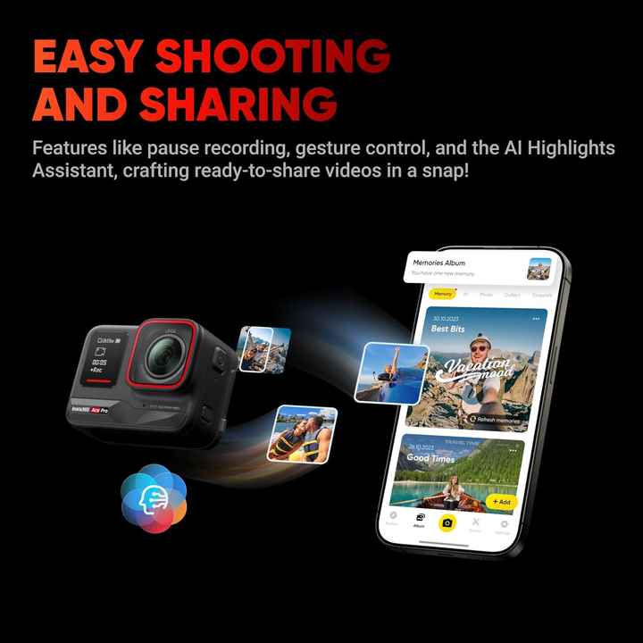 Insta 360 X3 Camerainsta 360 Action Camera 8K Insta360 Ace Pro 
