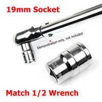 Douille universelle profonde multi-tailles 17 mm 19 mm 21 mm pour clé à douille