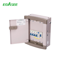 Boîte de distribution métallique 4-36 voies, boîte de commutation principale, boîte MCB, monophasé, triphasé, SPN TPN IP40