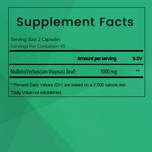 Cápsulas de Extracto de Hoja de Gordolobo OEM ODM, Apoyo Inmunológico, Limpieza Pulmonar, Apoyo a la Salud Pulmonar, Suplemento Energético Vegano Sin OMG - Product Image 2