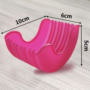 Soporte de Silicona para Hamburguesas, Protector de Alimentos, Soporte para Sándwiches, Utensilio de Cocina Reutilizable para Hamburguesas y Queso Asado, Sin Desorden - Product Image 4