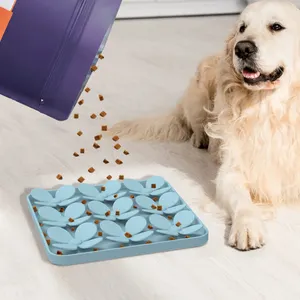 Mẫu Miễn Phí Silicone Sniffing Mat Cho Vật Nuôi Chống Trượt Pet Dog Mèo Chậm Thực Phẩm Mùi Đào Tạo Điều Trị Mat