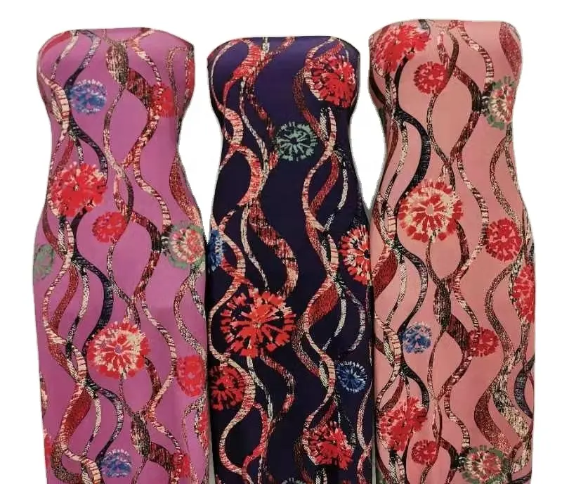 stock lot 100% rayon fabric China supplier manufacturer custom printed fabric rayon printed fabric for women cloth