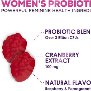 Suni Groothandel Vaginale Gezondheid Vrouwen Gummies Probiotische 5 Miljard Cfu Probiotische Immuniteit Gummies Voor Vrouwen Probiotische Gummies