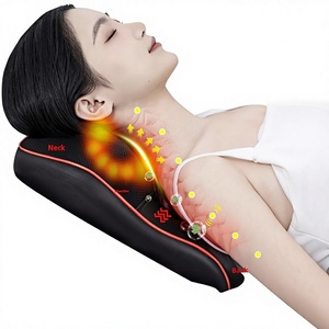 Almohada de Masaje Cervical, Masajeador Eléctrico para Cuello, Hombros, Cintura y Espalda, Cojín de Masaje Lumbar para el Hogar - Product Image 1