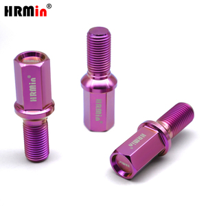 Pernos HRmin de Titanio Ti-6Al-4V Gr.5, Color Morado, Cabeza Esférica Hexagonal de 17 mm, M14x1.5x28 mm - Product Image 1
