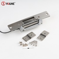 Cerradura Eléctrica de Panel Mediano para Puerta con Cavidad de Pestillo Ensanchada 12VDC