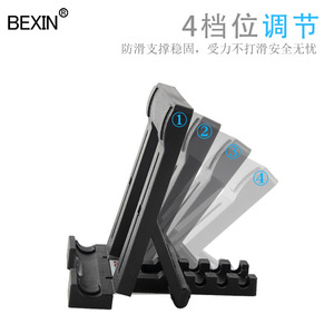 Bexin Mobile Phone Holder Adjustable Height <b>Desk</b> Stand For Smartphone Tablet <b>Folding</b> Support - Product Image 4