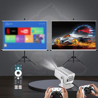 Proyector de Cine Mini LED HCS350 Max Gaming Android 11, 450 Ansi Lux, 1+8G, Allwinner H713, 3D HD FHD 4K Max Beamer
