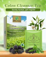 Complément alimentaire à base de plantes, thé nettoyant pour le côlon biologique, thé santé mélangé en boîte, 20 sachets, détoxifiant, amincissant, accélère le métabolisme