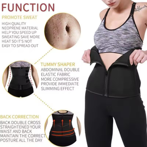 Verstellbarer, strapazierfähiger Polyester-Baumwoll-Trainingsgürtel für Mädchen und Frauen, Taillenformer, Bauchweggürtel, Workout-Schweißband, Sportgürtel - Product Image 6