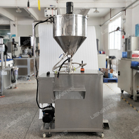 Machine de remplissage de pâte semi-automatique avec fonction de chauffage à température constante Machine de remplissage manuelle de gel et de liquide de pâte