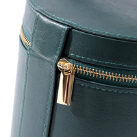 Boîte de rangement et de présentation de bijoux de luxe de forme ronde, disponible en taille personnalisée, en matériaux recyclés, pour bijoux et cadeaux