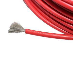 Prix usine Silicone isoler les câbles de fil électrique <span class=keywords><strong>2</strong></span>.5mm fil de cuivre étamé alimentation électrique pour la construction automobile - Product Image 4