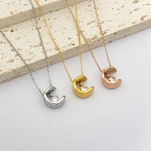 <span class=keywords><strong>Collier</strong></span> pendentif en forme de diamant, <span class=keywords><strong>collier</strong></span> pendentif <span class=keywords><strong>C</strong></span>, chaîne en acier inoxydable - Product Image 5