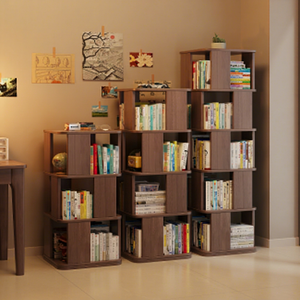Étagère de rangement modulaire en bois moderne pour la maison, le bureau et le salon - Product Image 1
