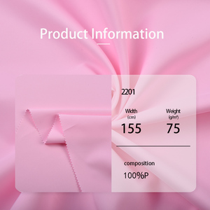 Tissu Pongee enduit PU 100 % polyester 75 GSM, imperméable, respirant et résistant à l'abrasion, idéal pour les manteaux, vestes et parkas de sport (vente en gros) - Product Image 2