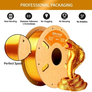 Filament PLA Soie <span class=keywords><strong>ERYONE</strong></span> 3KG 1,75 mm sans bulles, biodégradable pour impression 3D - Product Image 4