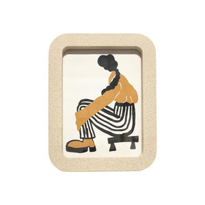 DX tasarımlar toptan yeni moda katı ahşap fotoğraf çerçevesi fotoğraf çerçevesi mdf ahşap resim - Product Image 2